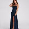 Stephanie Formal Glitter A-Line Dress