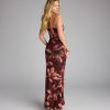 Sweet Talk Floral Mesh Maxi Dress