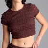 Good At Being Bad Lace Crop Top