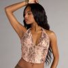 Luxe Bloom Floral Lace Bustier Top
