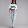 Ultra Game NBA Boston Celtics Crop Top