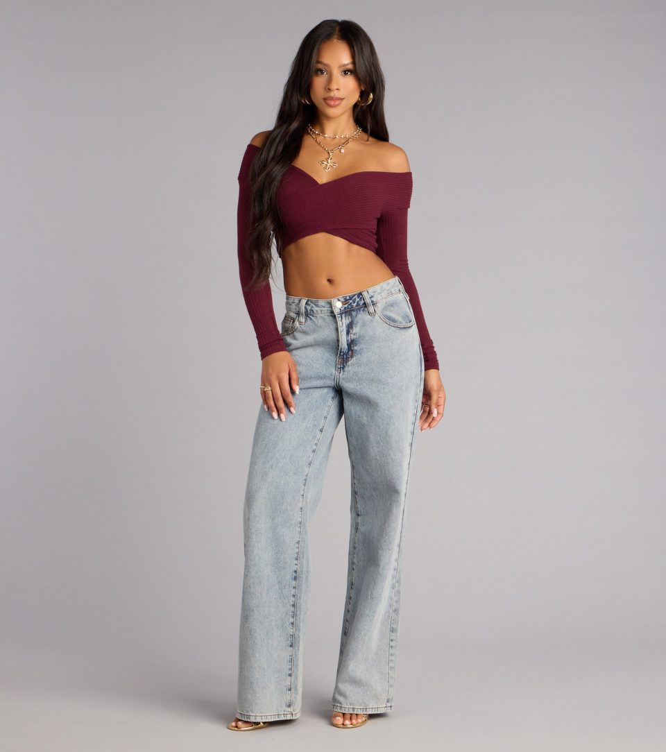 Sweet Intentions Wrap Top