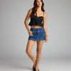 Sweetheart Status Babydoll Crop Top