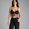 Watch Me Shine Rhinestone Fringe Bra Top