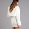 Pure Luxe Faux Fur Crop Jacket