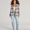 Effortless Cutie Long Sleeve Plaid Shacket