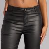 Walking The Walk Faux Leather Straight Leg Pants