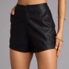 Smooth Moves PU High-Rise Shorts