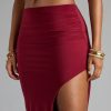 Go With The Vibe Slit Midi Skirt