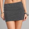 Turn Up The Studs Mini Skirt