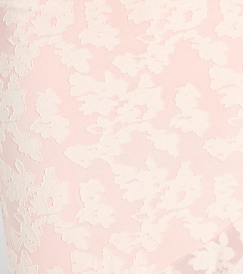 Romance Me Floral Jacquard Maxi Skirt