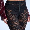 Lace Games Ruffle Capri Pants