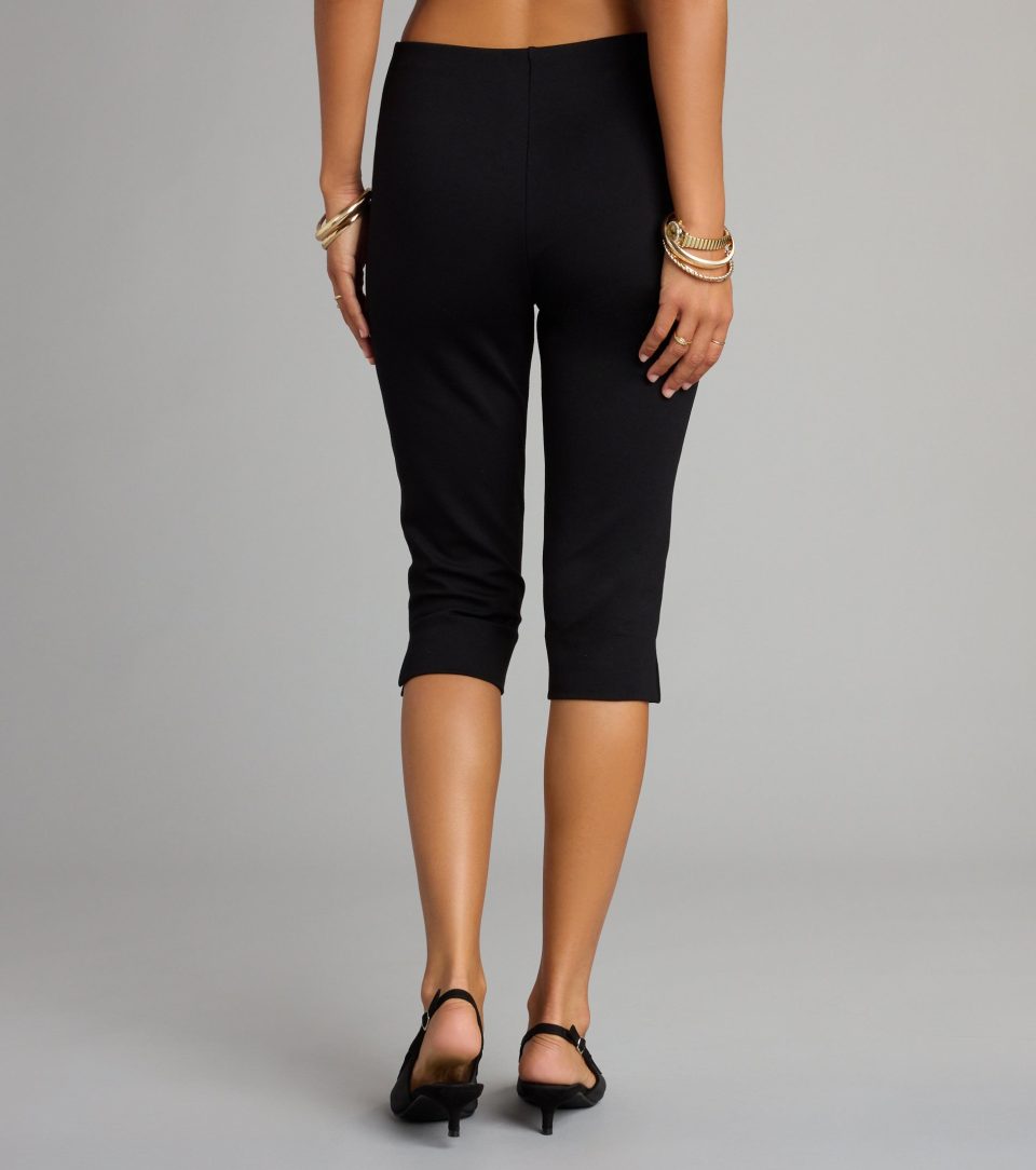 Forever On Trend High Rise Ponte Capri Pants