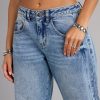 Chill Vibes Mid-Rise Barrel Jeans