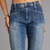 Street Flare Mid-Rise Flare Denim Jeans