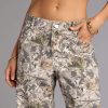 Off Duty Mid-Rise Camouflage Denim Jeans