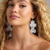 Whimsical Statement Flower Earrings
