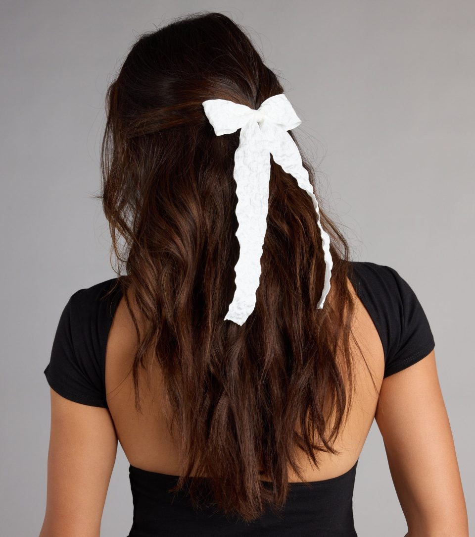 Soft Girl Season Hair Bow Clip Set