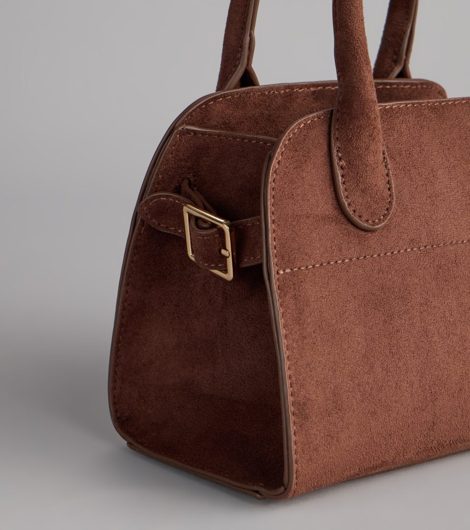 Mini Moment Faux Suede Tote Bag