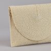 Easy Breezy Straw Clutch Bag