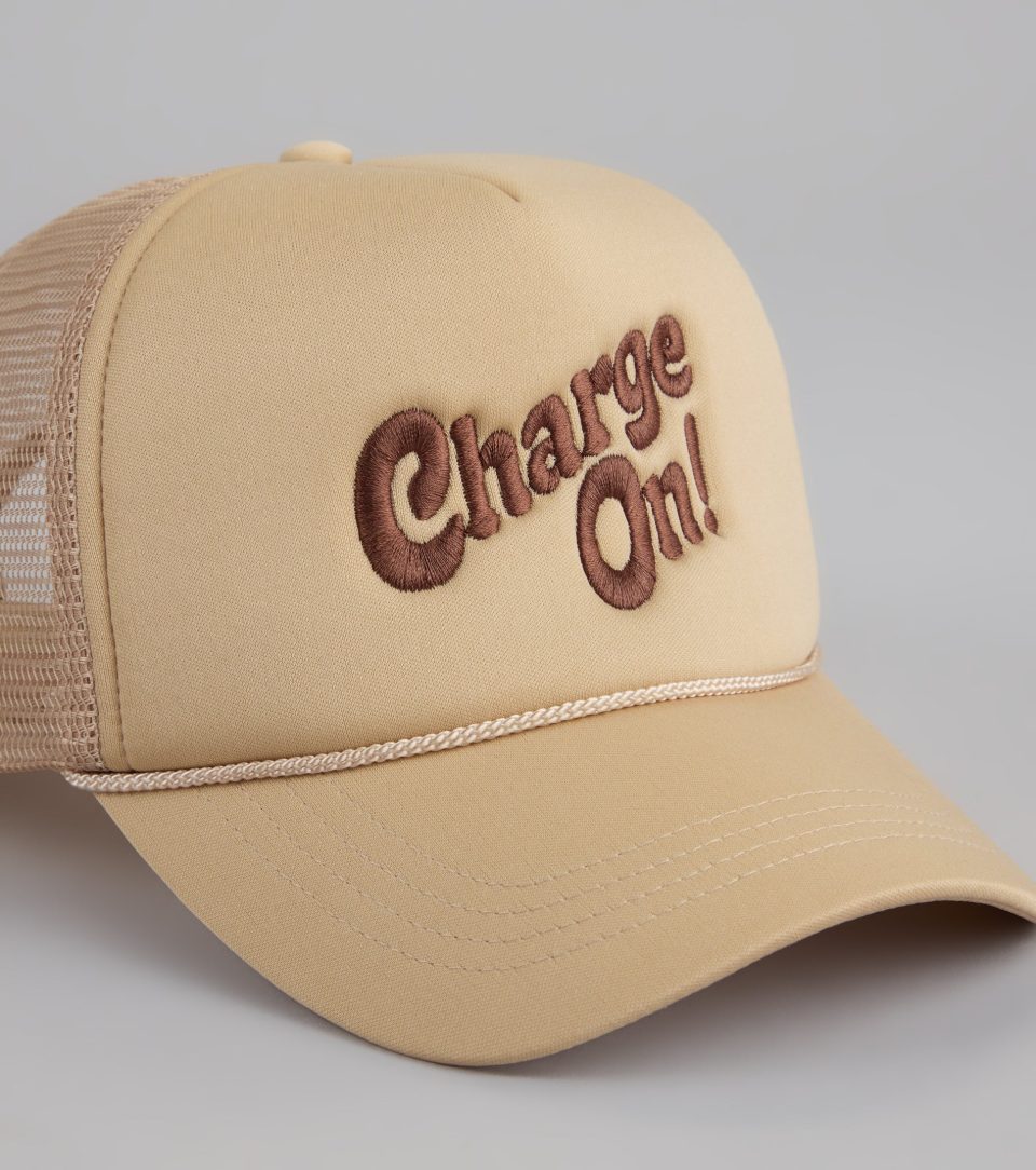 Charge On Trucker Cap