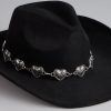 Western Babe Heart Concho Trim Cowboy Hat