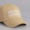 Hot Girls Eat Pasta Baseball Cap