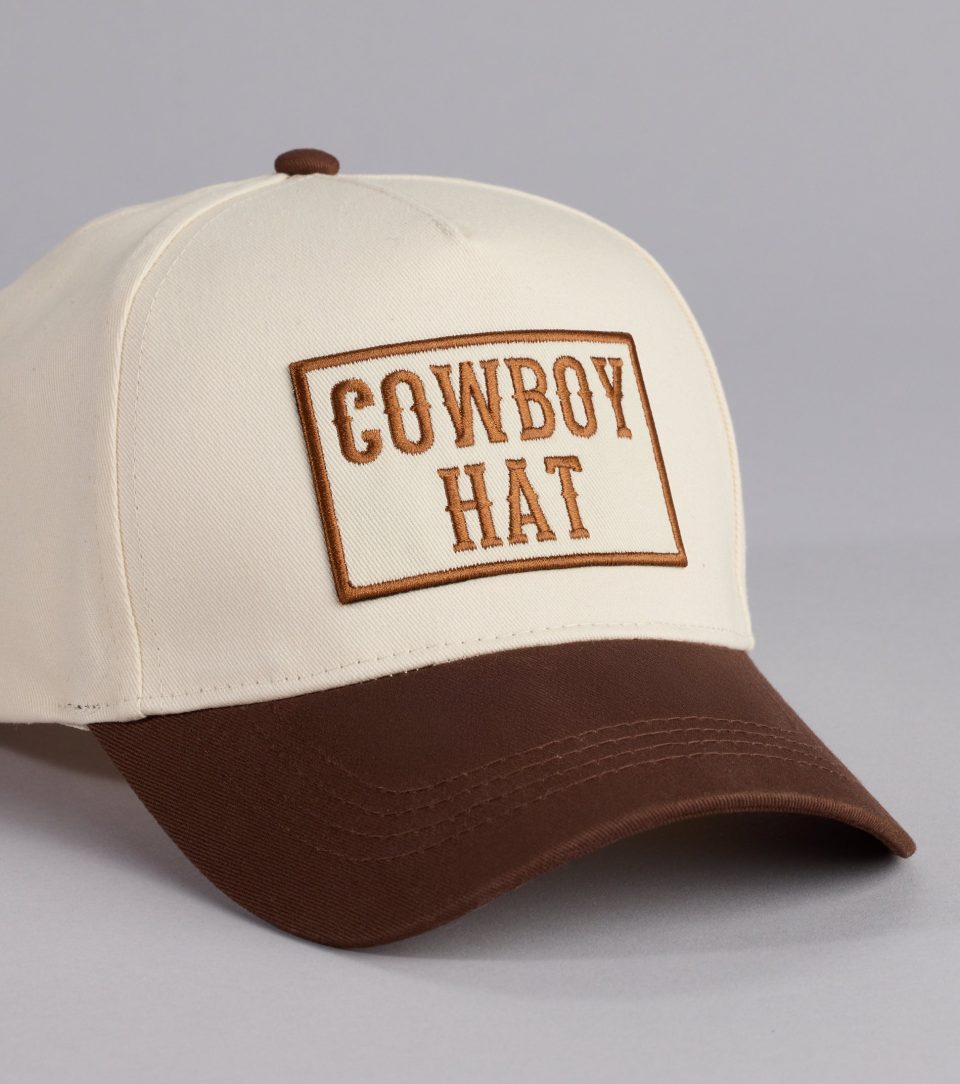 Cowboy Hat Two-Tone Baseball Cap