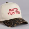 Hotter Than Ever Leopard Baseball Cap