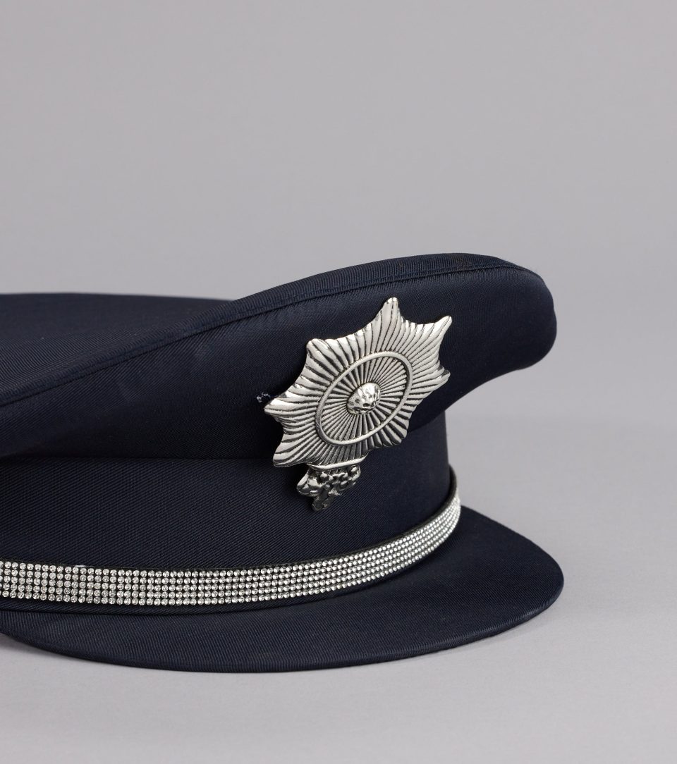 Officer Glam Rhinestone Police Hat