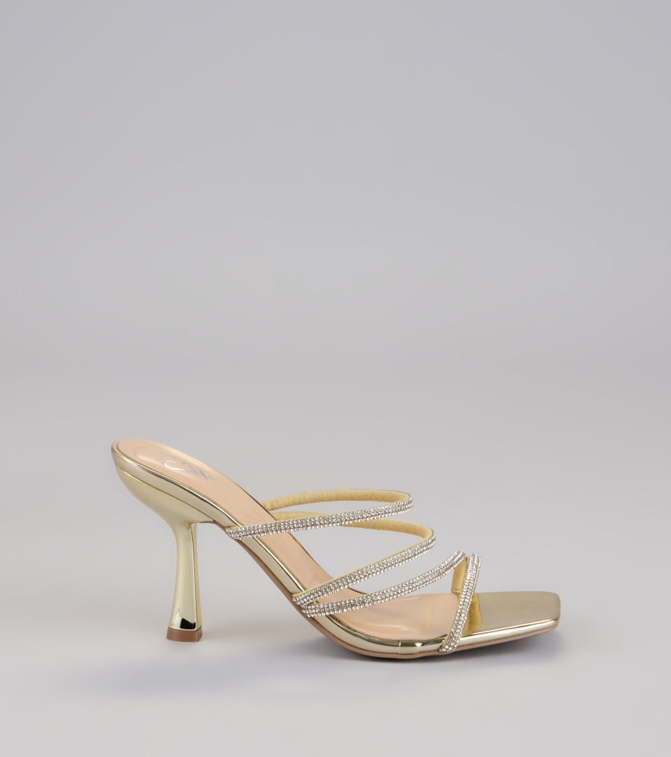 All That Glitters Rhinestone Mules