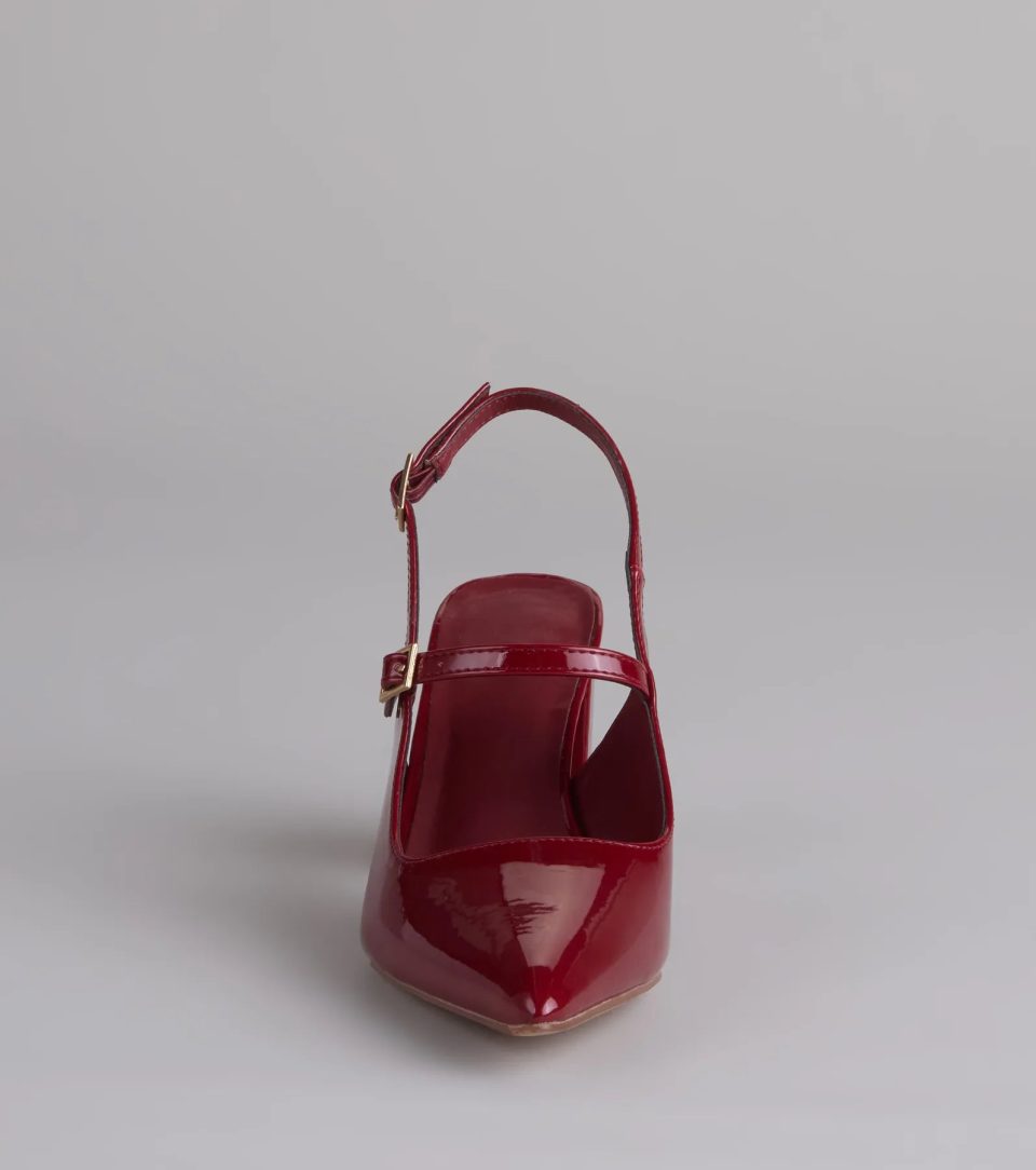 Too Chic To Quit Sling-Back Pumps