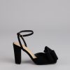 Make A Statement Bow Block Heels