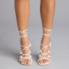 All Tied Up Strappy Block Heels