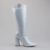 Total Glam Girl Rhinestone Knee-High Boots
