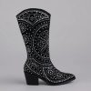 Glam Strut Rhinestone Cowboy Boots