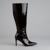 Gloss Effect Patent Stiletto Boots
