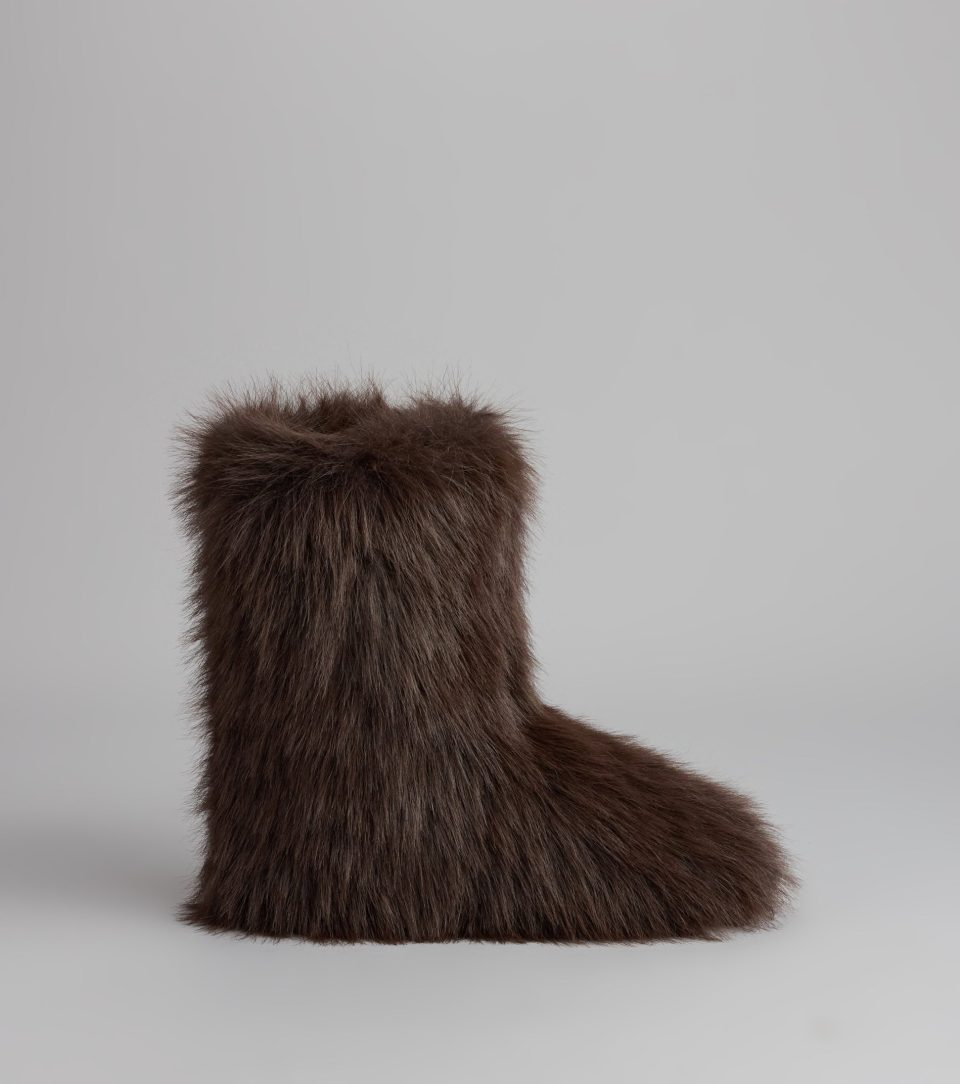 Cuffed Up Faux Fur Booties