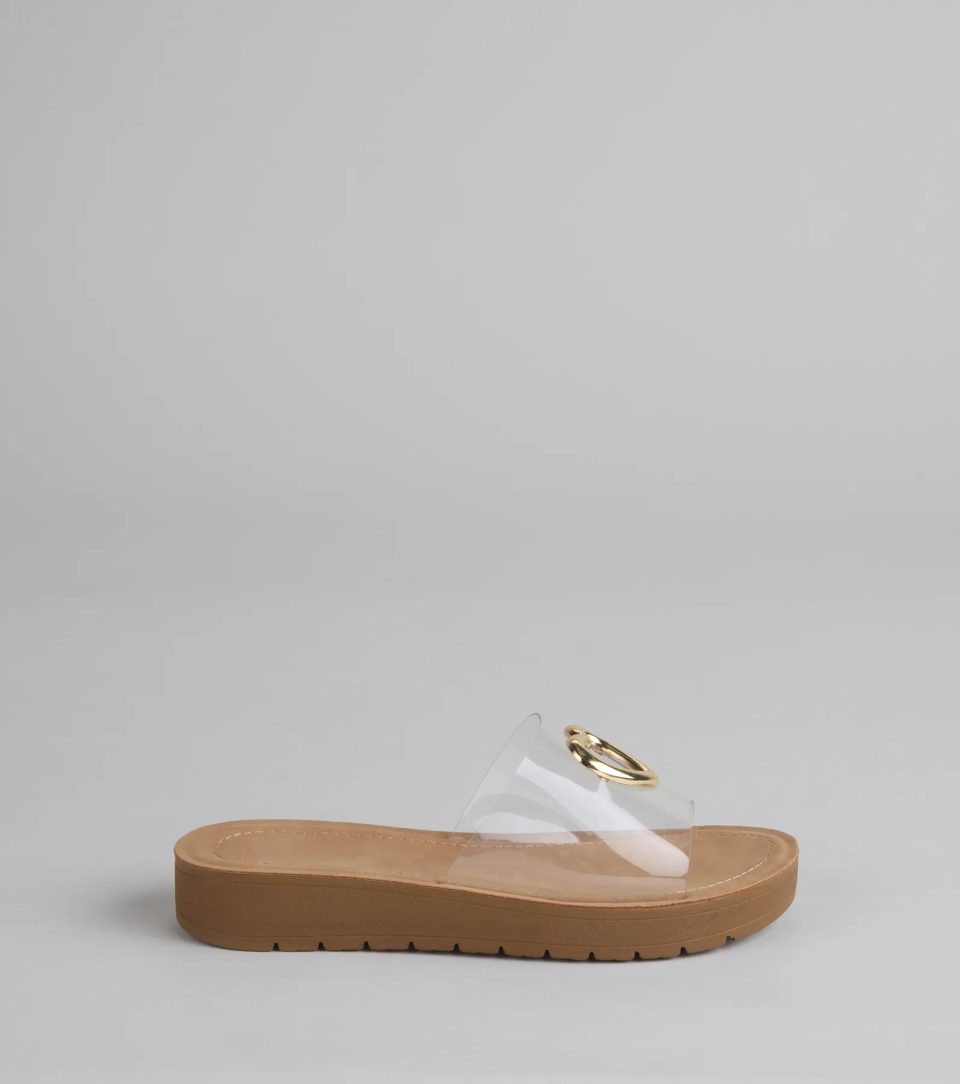 Heart Eyes Only Slide Sandals