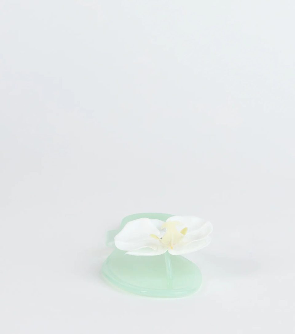 On Vacay Flower Strap Jelly Sandals