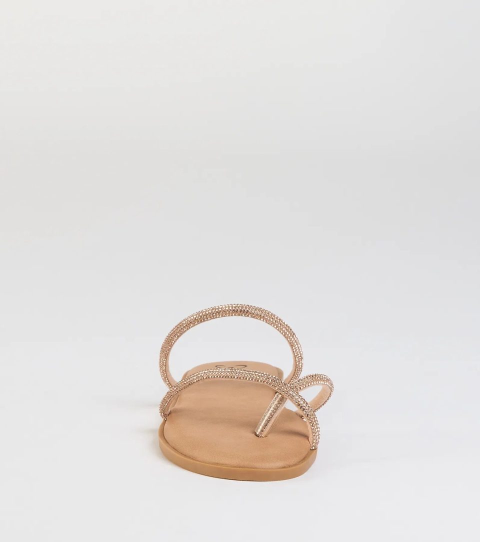 Always Shining Rhinestone Strappy Sandals